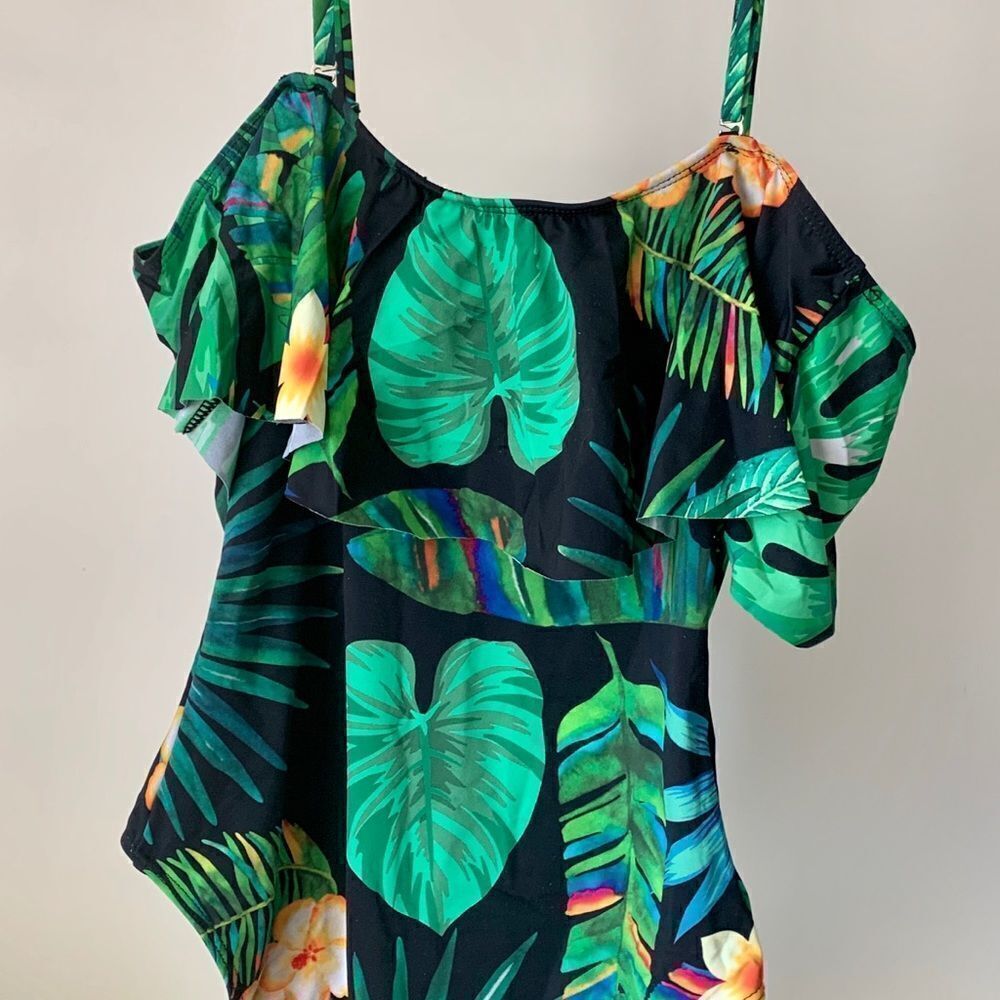 Tropical swimsuit size large.